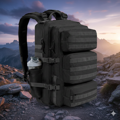 Professional Heavy-Duty Modular Tactical Backpack with Molle System and Water Bottle Holder - Image 3