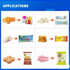 Multi-Function Horizontal Pillow Flow Packing Protein Energy Bars Chocolate Bar Packaging Machine - Image 3