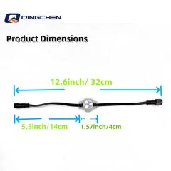 Christmas Permanent RGB LED Pixel Control LED Point Light Eave Strings - Image 4