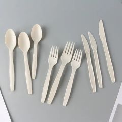 100% Compostable Biodegradable Disposable Tableware Bagasse Sugarcane Dinner Set - Image 6
