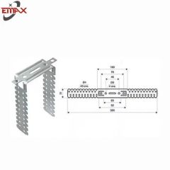Suspended Ceiling Clips U Clamp Secure Holding Straight Hanger - Image 5