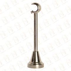 Aluminum Single Curtain Rod Brackets, Curtain Pole Brackets - Image 1