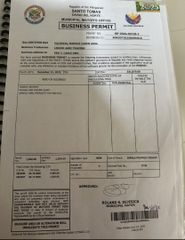 Business permit certificate from Lekker Agri Trading