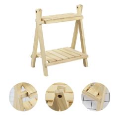 2023 kitchen Storage Cake Wooden Storage Organizer Desktop Rack - Image 5
