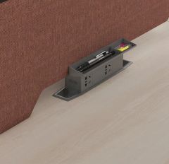 Multi-Purpose Flat L Shape Home Office Computer Desk with Shelves - Image 5