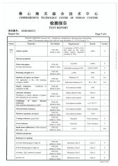 Test report 600x1200-P5 certificate of Foshan Bolcada Building Materials Co., Ltd – certificate photo, supplier certificates section