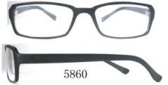 Cheap TR90 Design Optical Eyeglass Frame Brand OEM Style Casual Lens Demo Lens Model NO. 5860 HS Code 90041000 Frame Color Black - Xiamen Langxue Spectacles Co., Ltd.