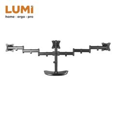 Hot Selling Economy Computer Desk Mount Freestanding Triple Monitor Arms Stand - Image 3