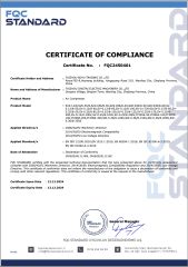 CE for belt Air compressor certificate from Taizhou Boyu Trading Co., Ltd.