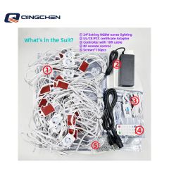 Christmas Permanent RGB LED Pixel Control LED Point Light Eave Strings - Image 3