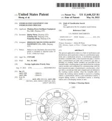 Invention Patent certificate from Zhejiang Bocon Intelligent Equipment Co., Ltd.