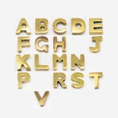 Silver Polished Brass Letters Sign Boards, For Advertisement Grade NA Size ANY Color Silver Features high Material - Image 1