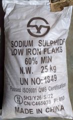 Sodium Sulfide 60% is an industrial chemical compound (formula Na₂S) typically supplied as yellow fla - Image 4
