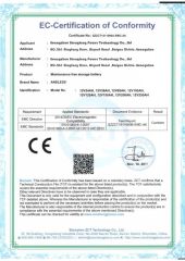 CE Certifecater certificate of Guangzhou Shenglong Power Technology Co., Ltd. – certificate photo, supplier certificates section