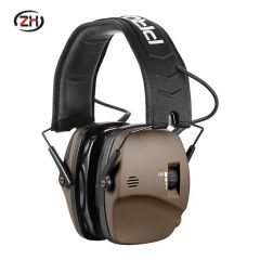 Slim Ultra Compact Wireless Bluetooth Noise Cancelling Ear Muffs Brown 17x13.5x9.5cm ZH 036 15D MOQ100 - Image 2