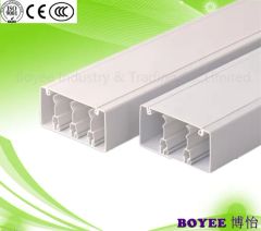 Grey Color PVC Grooved Wiring Cable Slotted Duct OEM OEM Origin China Shape Square Material PVC Trademark N/M Hole With - Image 6