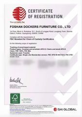 FSC certificate of Foshan Dockers Furniture Co., Ltd. – certificate photo, supplier certificates section