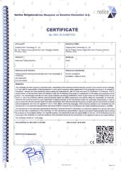 Certificates certificate from Wenzhou Rokin Machinery Co., Ltd.