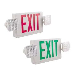 Adjustable LED Lamps Exit Emergency LED Light Combos Origin China Trademark None Battery Type Acid Model NO. 2025102701 Certification CE, RoHS - Image 2