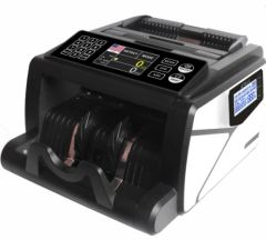 Banknote Counter Financial Equipment Bill Counters Banking Equipment Counterfeit Detector Money Counter Machine Cash Counting Machine Shop Counters - Image 1