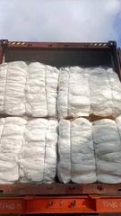 Scrap Spandex Yarn Origin Singapore Shape Short fibers Color White And Black Form Crushed And Baled Packaging Crushed and bundle - Image 2