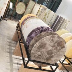 Semi Precious Stone Backlit Agate Bar Table Top Gemstone - Image 4