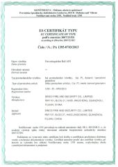 Fire Extinguisher Ball CE Certificate certificate from SINCO FIRE AND SECURITY CO., LIMITED