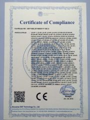 Certificate of Compliance certificate from Guangzhou Lida Kitchen Equipment Co., Ltd.