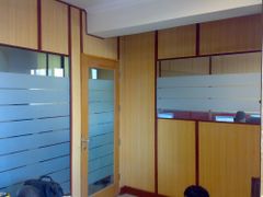 Modular Office Partition Color Brown Design Modular Built Type Prefab Usage/Application Office Brand Shallom Prefab - Image 1