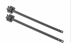 Black SS 304 PVC COATED CABLE TIE Width 9.5 Color Black Length 400 mm Ss Grade SS 304 Packaging Size 1000 PCS Material Stainless - Image 1
