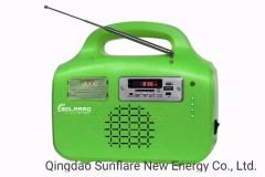 MP3/FM Radio/Supporting Fan 20W LED Solar Power Energy Home Lighting System - Image 4