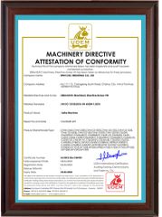 CE Certificate certificate from Wmt Cnc Industrial Co., Ltd.