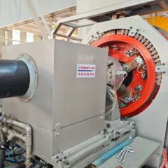 High Pressure Resistant Steel Frame PE Composite Pipe Automated Single Screw Plastic Extruder - Image 1
