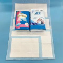Bed Protection Premium Nursing Pads Color Blue MOQ 10,000 Pieces Origin Fujian, Cn HS Code 960900000 Model NO. HFTUP-09 Sterile Not Sterile - Image 1