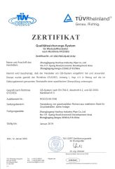 PED Certificate certificate from Zhangjiagang HaoHua Industry Pipe Co., Ltd.