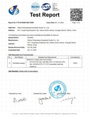 Decanter FDA Certificate certificate from Wuhan Xinhuahang Household Goods Co., Ltd.