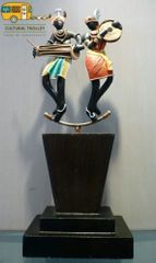 Wrought Iron Figurines Texture Rough Material Recycled Scrap Iron Form Various Shapes And Sizes Design Theme Village Scenes And - Image 2