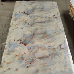 Eco Friendly Plastic Marble Wall Paneling Sheet High Glossy UV Coating Decorative PVC Wall Panels - Image 4