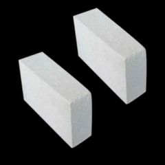 Rectangulr White Insulating Fire Bricks Weight 4Kg Form Solid Color White Material Clay Shape Rectangulr Service Temp 1050 Degree - Image 1
