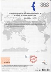 SGS certificate from FOSHAN KENT CERAMICS CO., LTD.