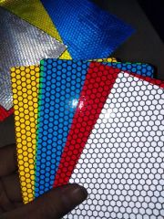 Printable Honeycomb Reflective Flex for Traffic Cones - Image 2
