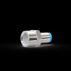 Female Connector -Uflow Automation Fluid Air Size 10 inch Color Silver No. of Pins 2 Max. Voltage 10 bar Material Stainless - Image 2