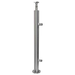 SS Railing Baluster Pattern Plain Finish Polished Material Grade SS 304 Usage Stairs And Railing Material Stainless Steel, - Image 1