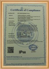 IP68-LED Fountain light certificate from Shenzhen Huaxia Lighting Co., Limited