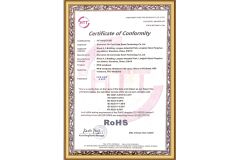 ROHS of SMART CARD certificate of Shenzhen Card Cube Smart Technology Co., Ltd. – certificate photo, supplier certificates section
