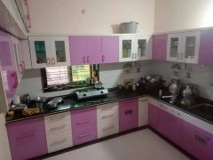 Modular Kitchen Material HDHMR Appearance Modern Finish Type Polished Door Finishing Acrylic Kitchen Design U- - Image 5