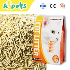 Yellow pH Monitoring Tofu Cat Litter Custom Design Bag - Image 1