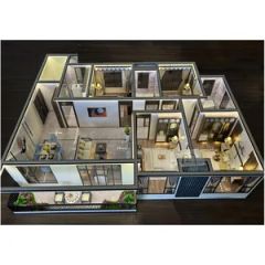 Professional Custom Modern Residential Interior Space Miniature Scale Model - Image 1