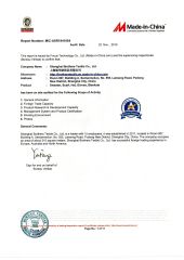 supplier assessment report certificate from Shanghai Brothers Textile Co., Ltd.