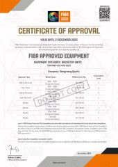 FIBA certificate from Beijing Qiangmeng Sports Development Co., Ltd